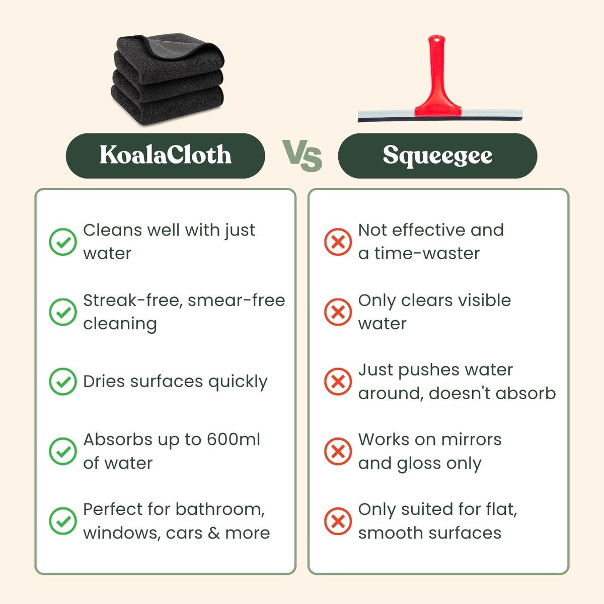 KoalaCloth - the UK Favourite XXL (60x40cm)