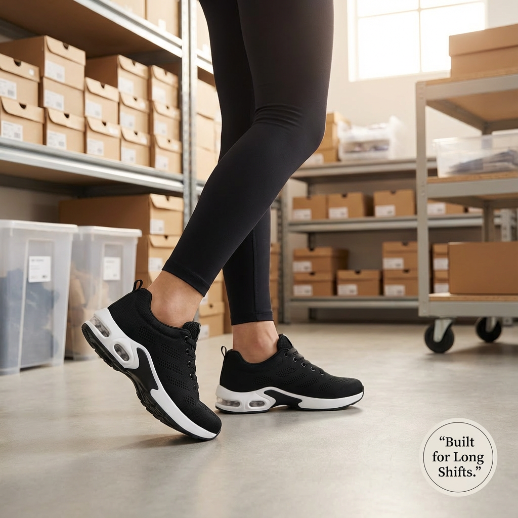 Orthora™ Pro – 12-Hour Shift Shoes for All-Day Foot, Knee & Back Pain Relief (BOGO)