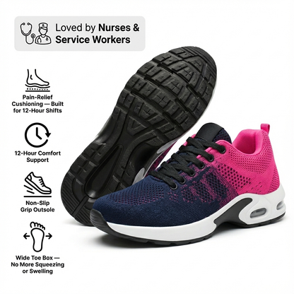 Orthora™ Pro – 12-Hour Shift Shoes for All-Day Foot, Knee & Back Pain Relief (BOGO)