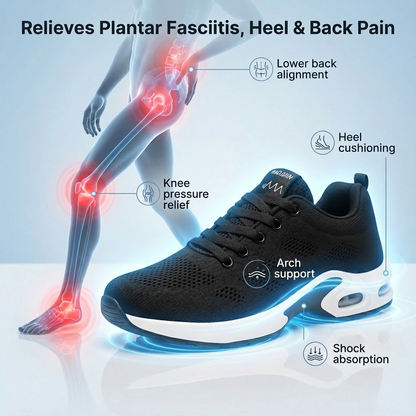 Orthora™ Pro – 12-Hour Shift Shoes for All-Day Foot, Knee & Back Pain Relief (BOGO)