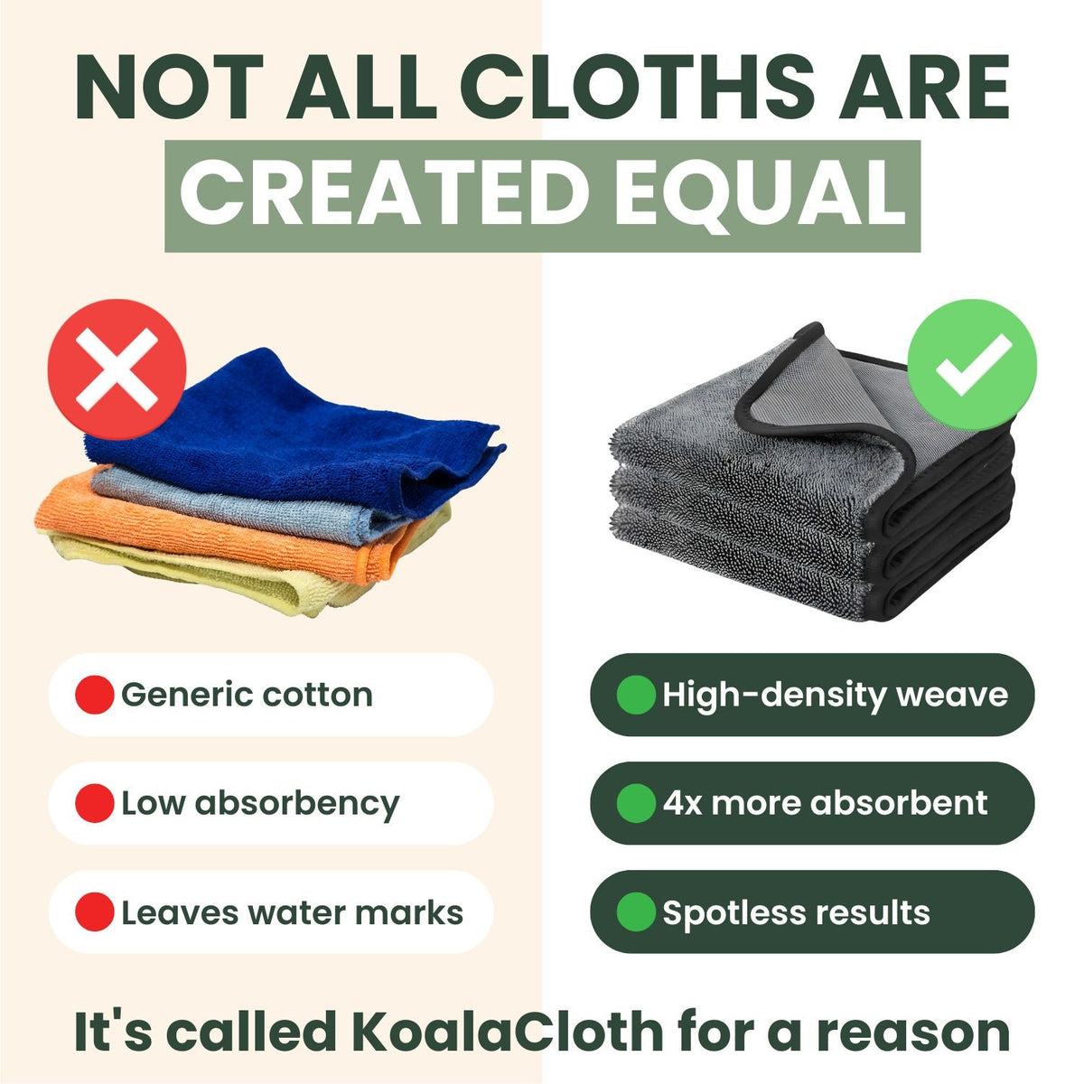 KoalaCloth - the UK Favourite XXL (60x40cm)